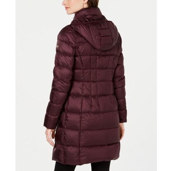 SOLD🎈New! MICHAEL KORS Wine Puffer Coat - Picture 4 of 5